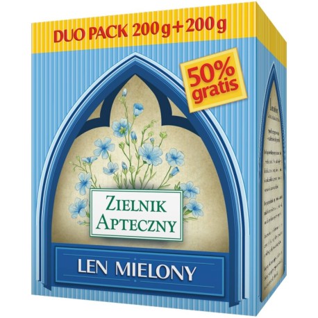 Len mielony 200 g + 200 g pakiet