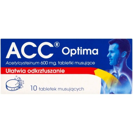 ACC Optima 600 mg Lek 10 sztuk