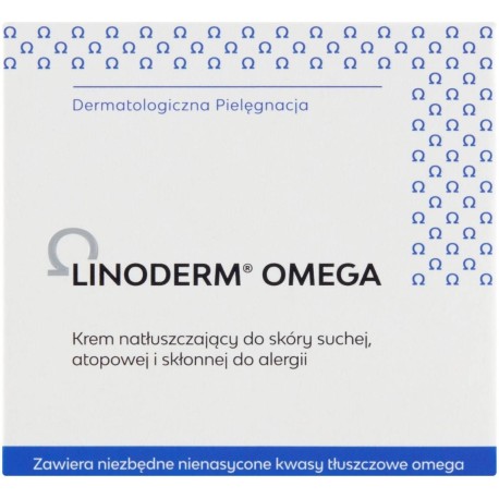 Linoderm Omega Krem natłuszczający do skóry suchej atopowej i skłonnej do alergii 50 ml