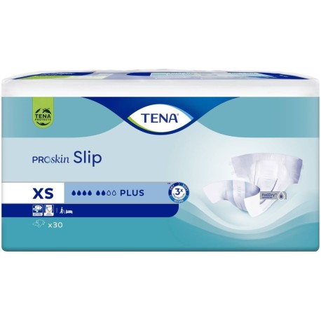 TENA ProSkin Slip Plus XS Pieluchomajtki 30 sztuk