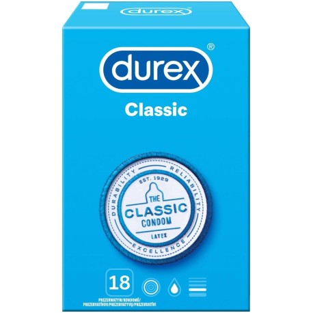 Durex Classic Prezerwatywy 18 sztuk