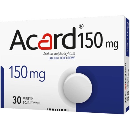 Acard 150 mg x 30 tabl. dojelit.