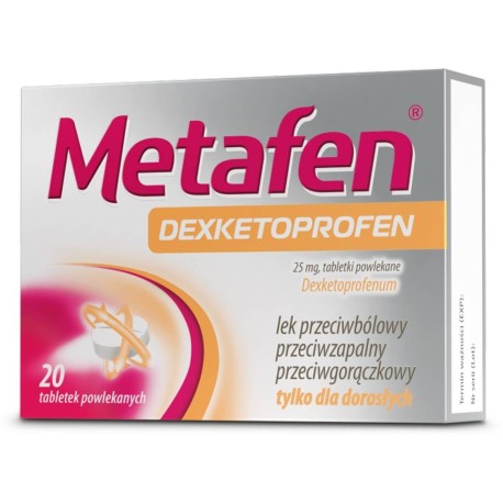 Metafen Dexketoprofen x 20 tabl.