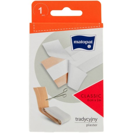 Matopat Classic Plaster tradycyjny 6 cm x 1 m