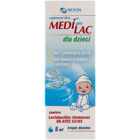 Mediprolac Suplement diety dla dzieci krople doustne 5 ml